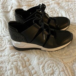 Michael Kors platform sneaker.